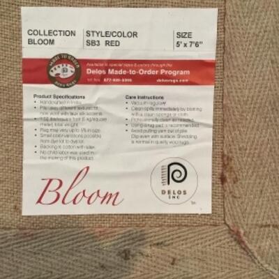 K. - 198  Delos Inc. Rug 