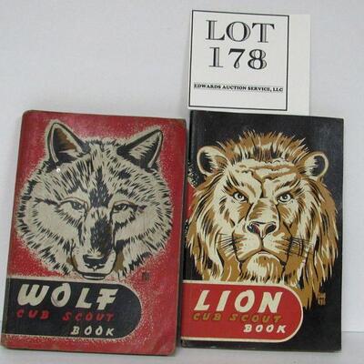 Old Wolf and Lion Boy Scout Books