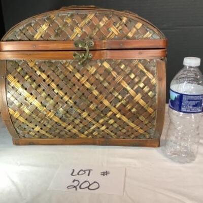 N - 200  Home Elements Basket Style Storage Box 
