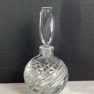 N - 217  Beautiful Crystal Perfume Bottle & Miss Arpels Eau de Toilette 