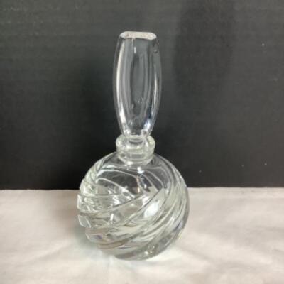 N - 217  Beautiful Crystal Perfume Bottle & Miss Arpels Eau de Toilette 