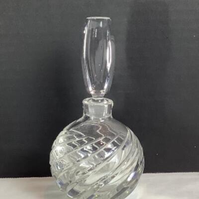 N - 217  Beautiful Crystal Perfume Bottle & Miss Arpels Eau de Toilette 