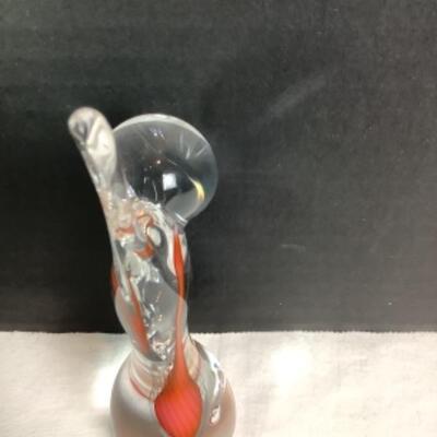 N - 220 ATTITUDE Hand Blown Glass Figure by Schmidt Rhea Studio