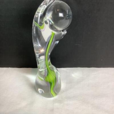 N - 221 BALANCE Hand Blown Glass Figure by Schmidt Rhea Studio 