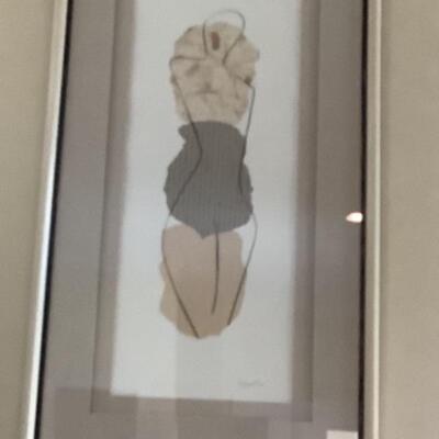 N - 235 Pair of Contemporary Paper Collages by Augustine 