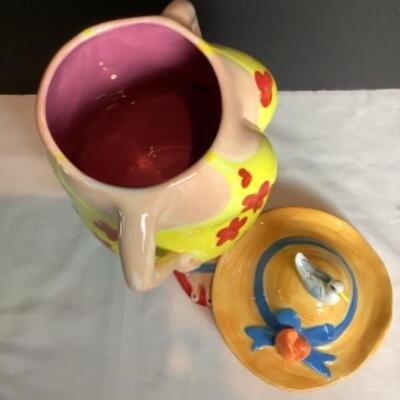 N - 235. Fun Beach Lady Ceramic Cookie Jar 