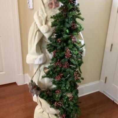 N - 236 Beautiful Signed and Numbered 5â€™ Santa from Frontgate