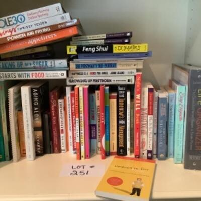 Q251 Lot of Management and Cookbooks 