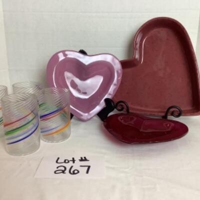 Q267 Artisan Signed Glass Art by Tom Stoenner and Annie Glass 