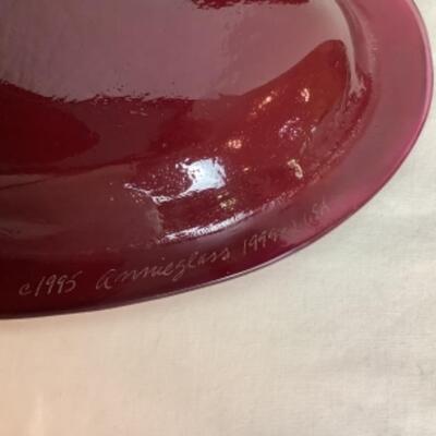 Q267 Artisan Signed Glass Art by Tom Stoenner and Annie Glass 
