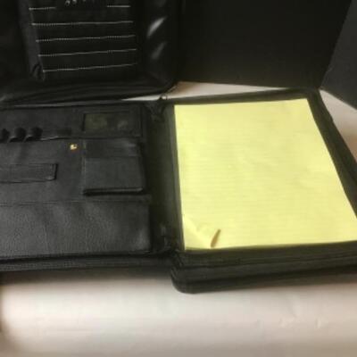 P376 Set of 4pc Travel Laptop Leather Totes/ Covers