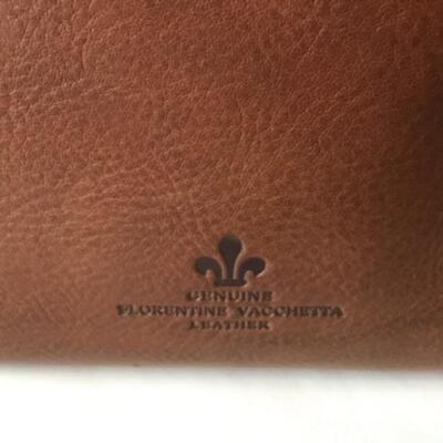 P387 New with Tag RARE Dooney & Bourke Florentine Vacchetta Small Lucy Chestnut  Shoulder Bag  Measures approximately 112â€ x 10â€...