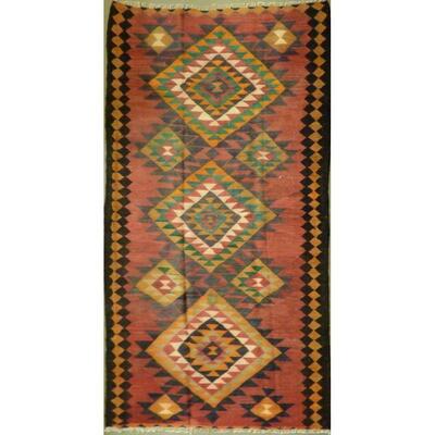 Persian Vintage Seneh Kilim 12'8"x4'8" Retail $4590