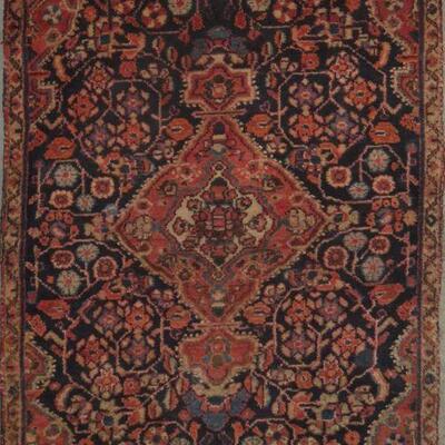 Persian hamedan Vintage Rug 5'7"x3'4" Retail $1971