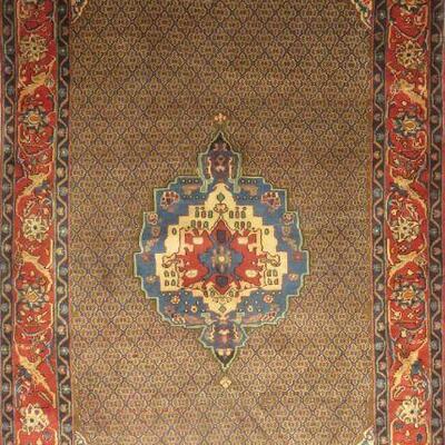Persian hamedan Vintage Rug 9'1"x4'8" Retail $4356