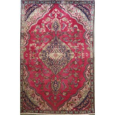 Persian tabriz Vintage Rug 7'6"x5'7" Retail $3733.5