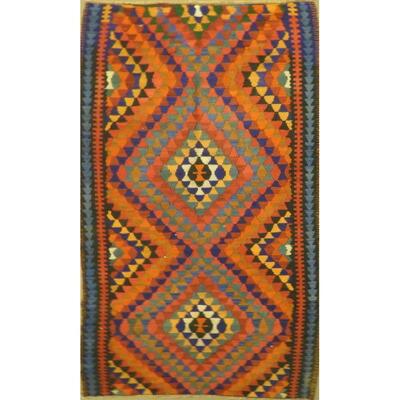 Persian Vintage Seneh Kilim 11'6"x4'11" Retail $4434
