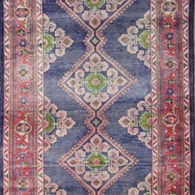 Persian hamedan Vintage Rug 7'5"x3'6" Retail $2385