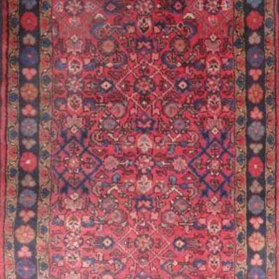 Persian hamedan Vintage Rug 10'0"x3'3" Retail $3423