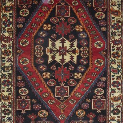 Persian hamedan Vintage Rug 5'4"x3'9" Retail $2074.5