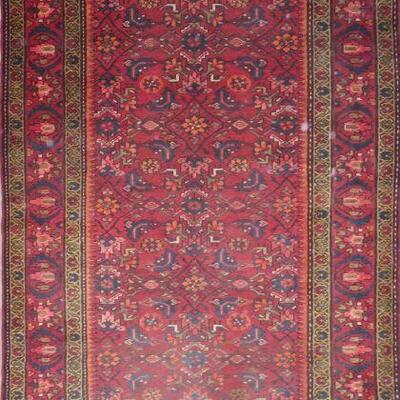 Persian hamedan Vintage Rug 9'8"x5'1" Retail $5082