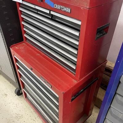 801-Craftsman multilevel steel tool cabinet.. 