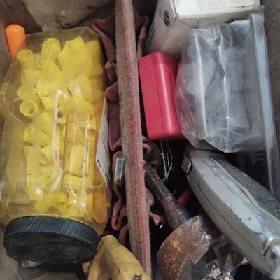 Lot 98 - Centek multi-meter, Wire nut connectors, etc. as shown