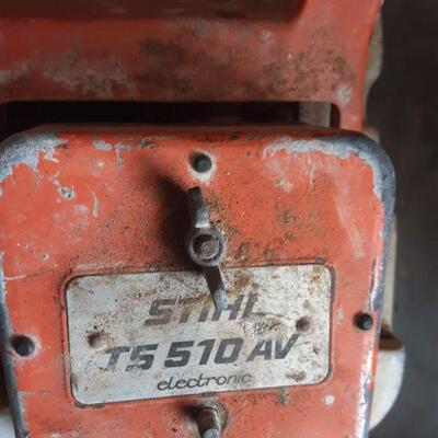 lot 117 - Stihl t5 510av Concrete saw