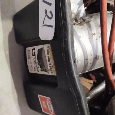 lot 121 - K-50 RIDGID cleaning machine, in box with other contents