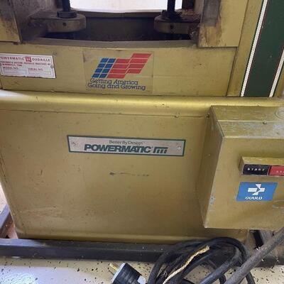 813-Powermatic Houdaille Wood Planer Model: 100