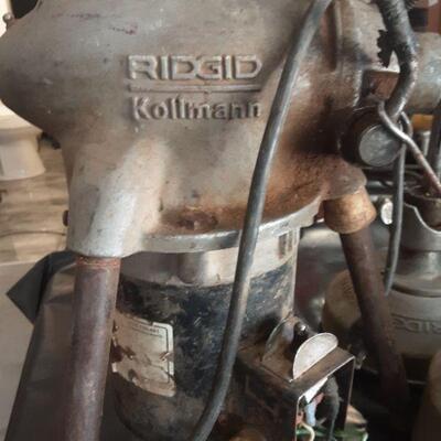 lot 153 - Ridgid Kolman cleaning machine, etc