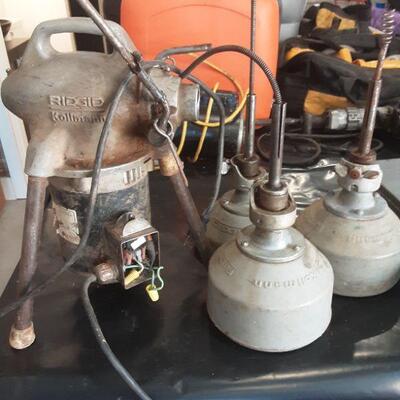 lot 153 - Ridgid Kolman cleaning machine, etc