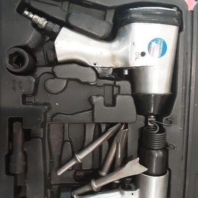 lot 155 - Milwaukee m-spector 360 rotating inspection scope, campbell hausfeld impact & air hammer