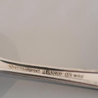 Lot 5: Vintage National Silver Plate (6) Soup Spoons