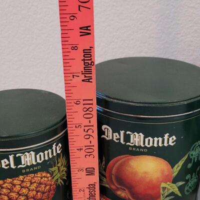 Lot 12: Vintage Del Monte Cannister Set