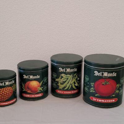 Lot 12: Vintage Del Monte Cannister Set