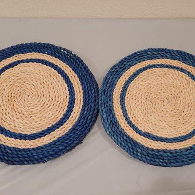 Lot 16: Wicker Placemats (one is slightly lighter)