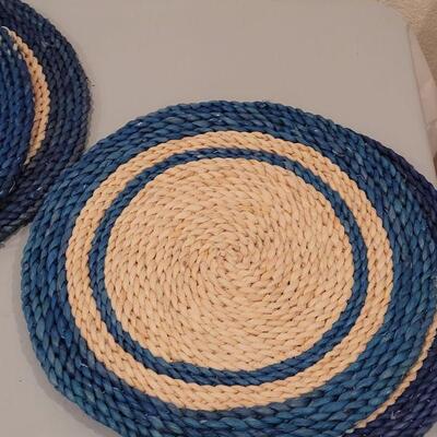 Lot 16: Wicker Placemats (one is slightly lighter)