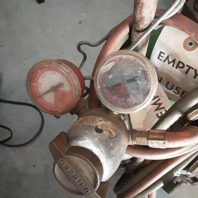 lot 210 - Portable  acetylene  outfit