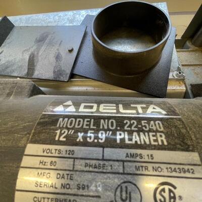821-Delta Portable Planer Model: 22-540