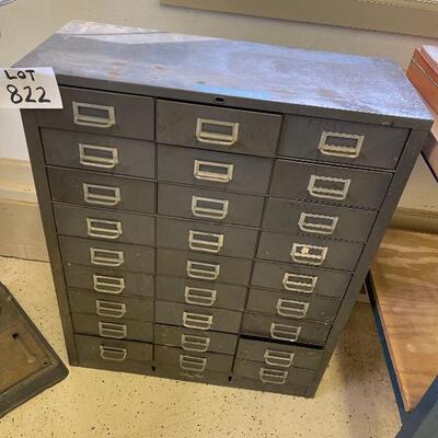 822-Garage Misc. Hardware Storage Cabinet