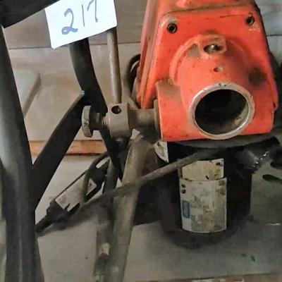 lot 217 -Plumbing snake auger 1/2hp
