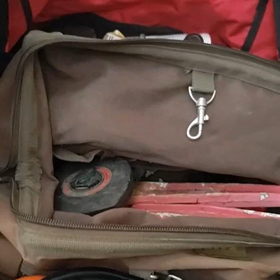 lot 220 = Wrenches, tape measures, etc.