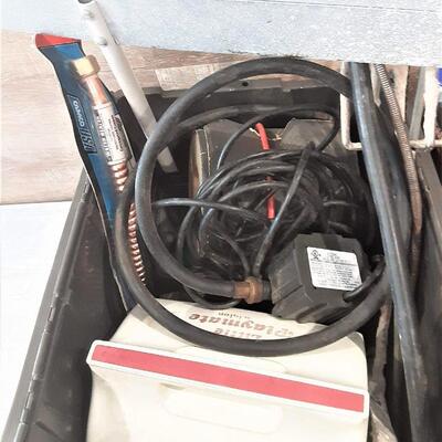 lot 229 - 20+ Copper and brass, mixer tools, water key, sand paper roll, Playmate cooler, etc. 