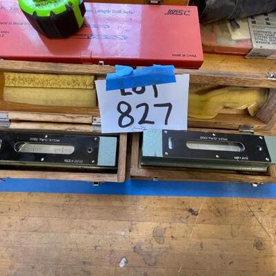 827-Qty (2) Precision Heavy Duty Specialized Levels