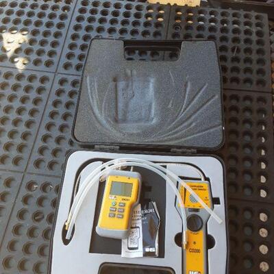 lot 241 - UEi EM51/EM201 Electronic Micronometer and Combustible leak detector CD200