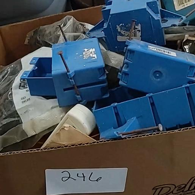 lot 246 - Box of assorted parts shown