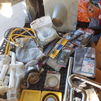 lot 265 - Box of assorted plumbing mostly in original pkg