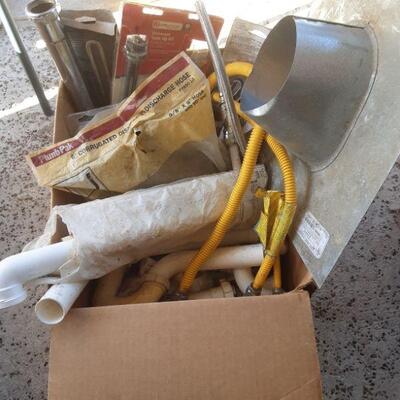 lot 265 - Box of assorted plumbing mostly in original pkg