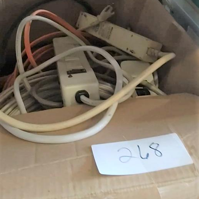 lot 268 - Box of assorted electric as shown